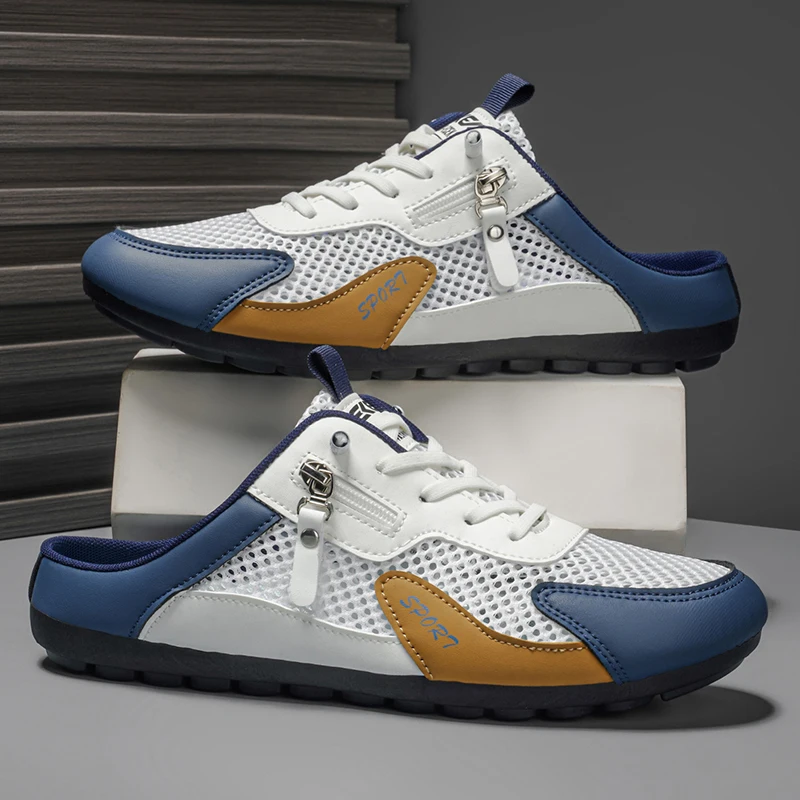 Men'S Shoes Casual Sneakers - Летние мужские тапочки, модные, на плоской