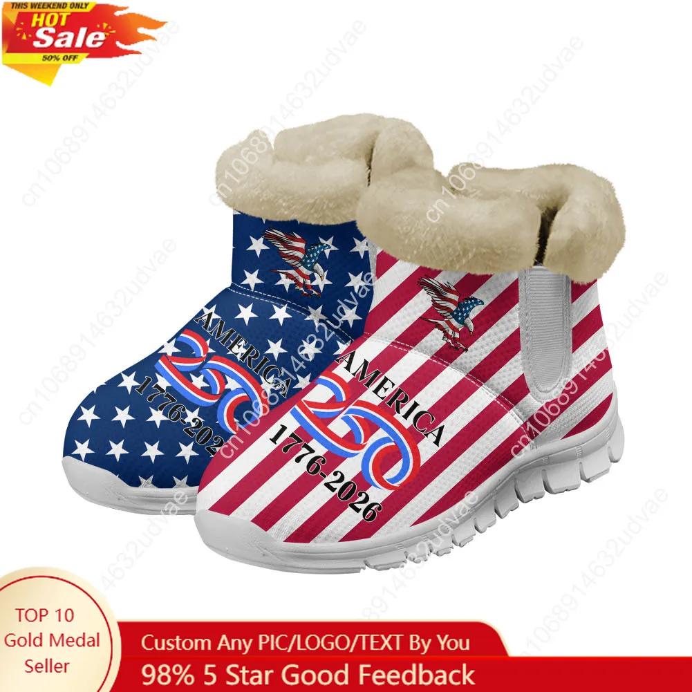 Men'S Shoes Casual Sneakers - Плюшевые кроссовки-ботинки к 250-летию Америки (1776-2026)