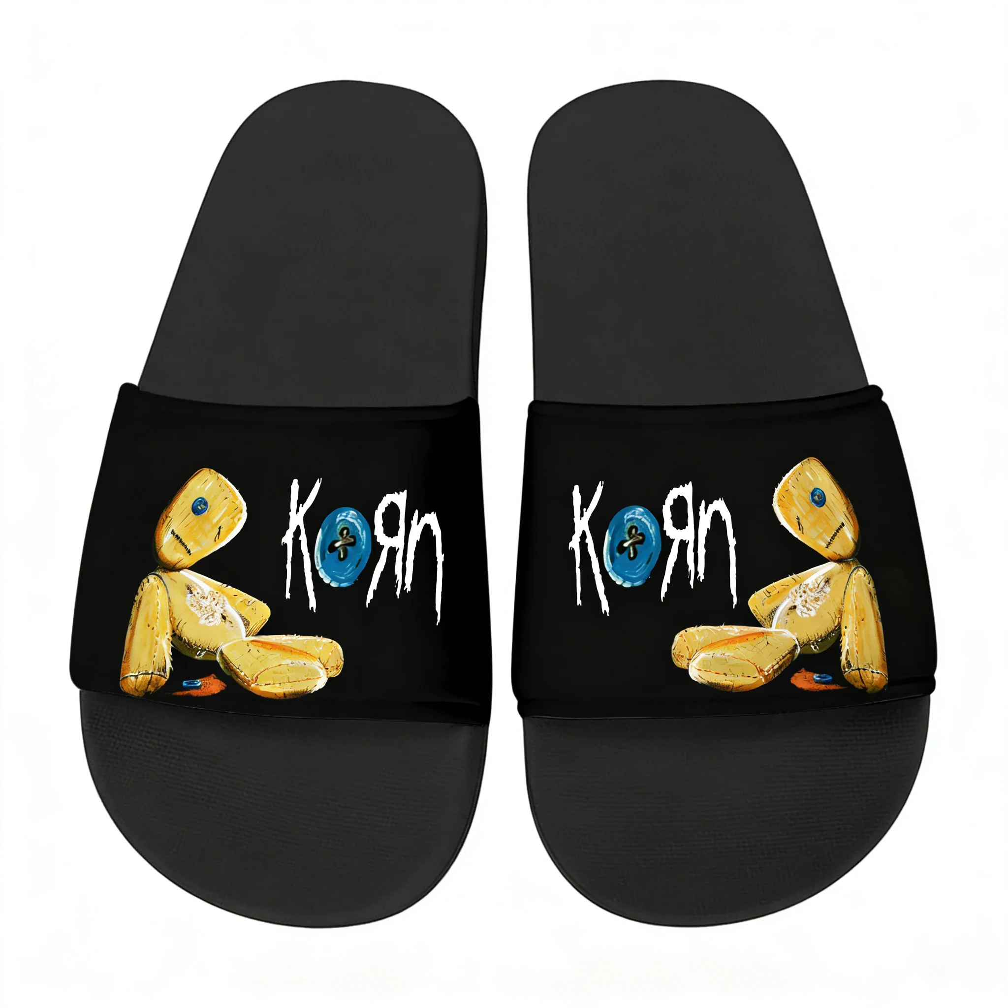 Men'S Shoes Quality - Шлепанцы Korn Rock Band: домашние, водные,
