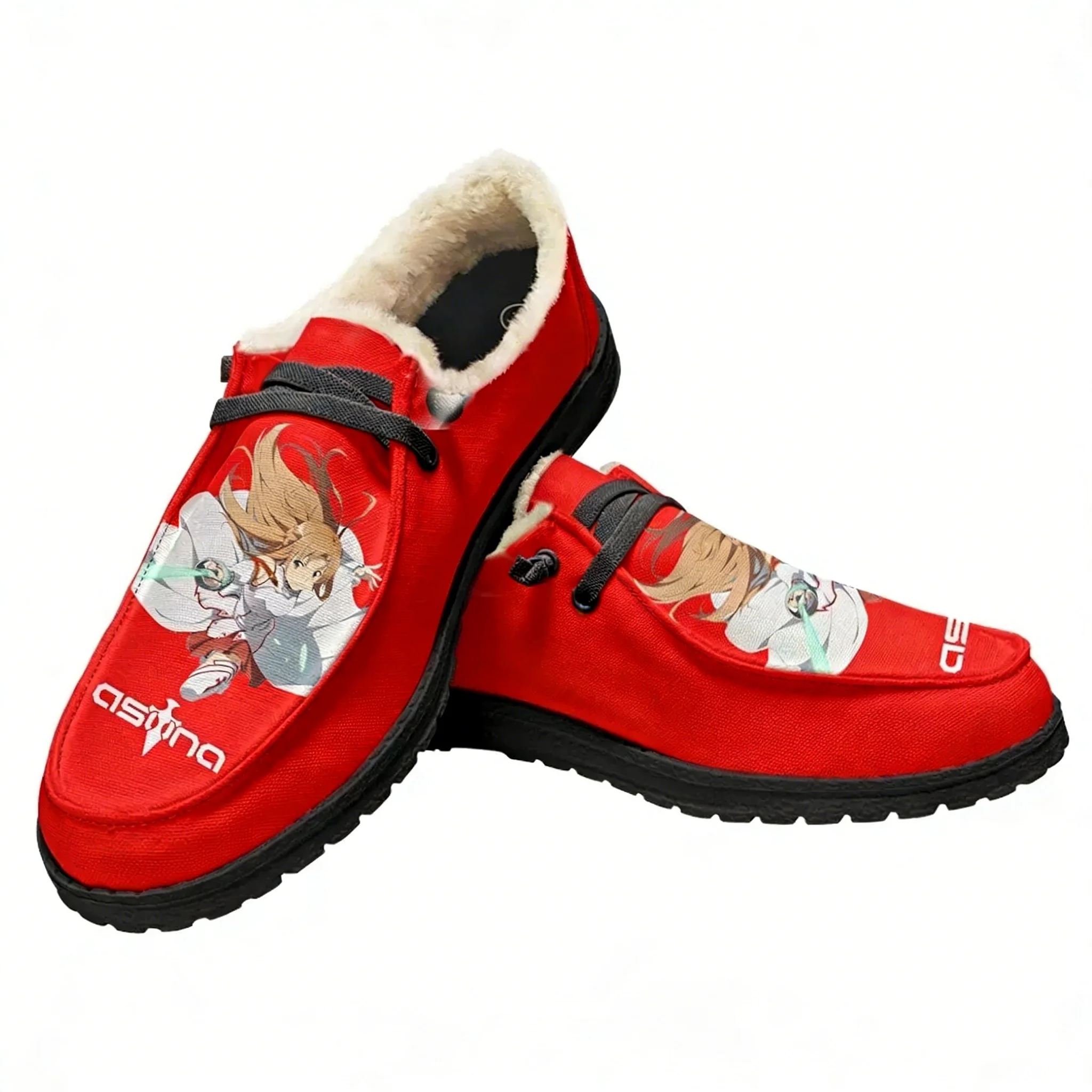 Men Shoes Oxford - Плюшевые повседневные туфли Sword Art Online
