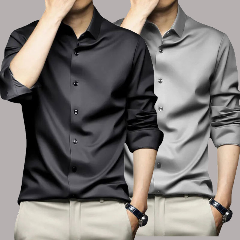 Men Shoes Zara - S-5XL Мужская рубашка с длинным рукавом,