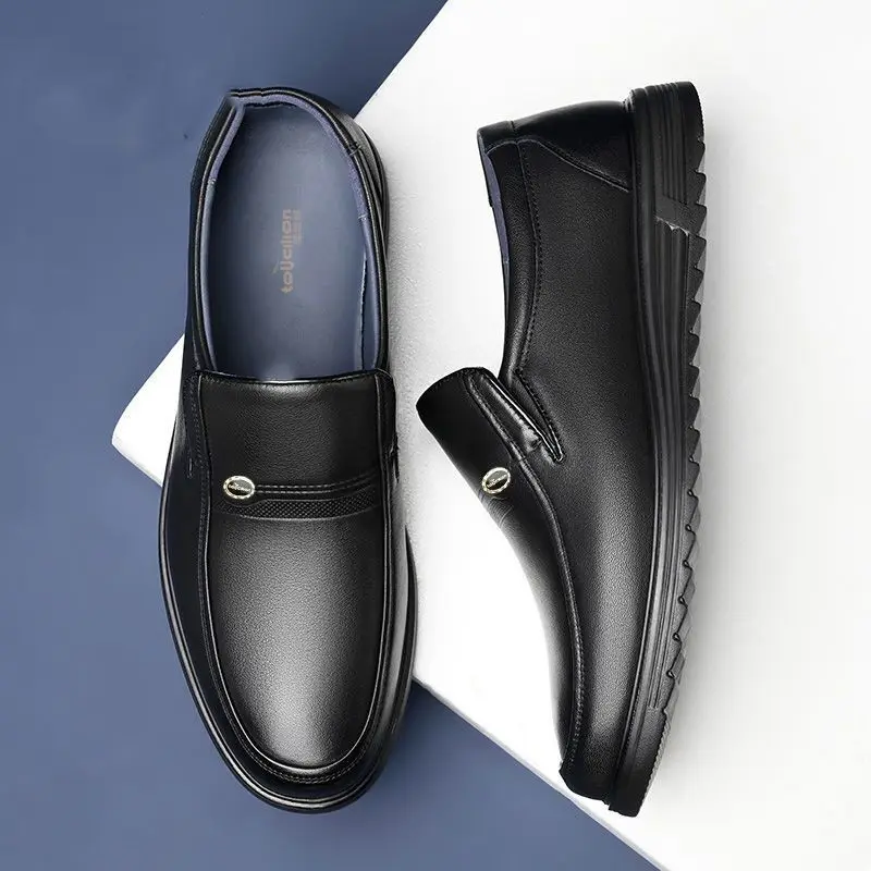 Men Shoes On Clearance - Социальная обувь с круглым носком, мужские
