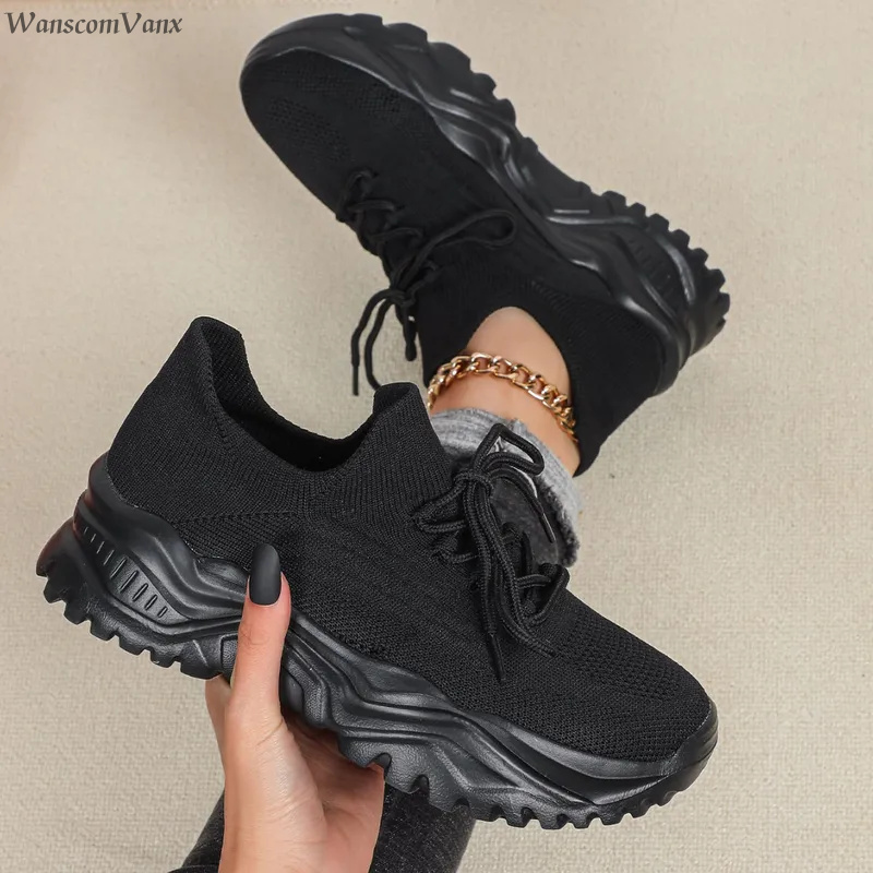 Men'S Shoes Casual Sneakers - Модные массивные кроссовки на платформе для