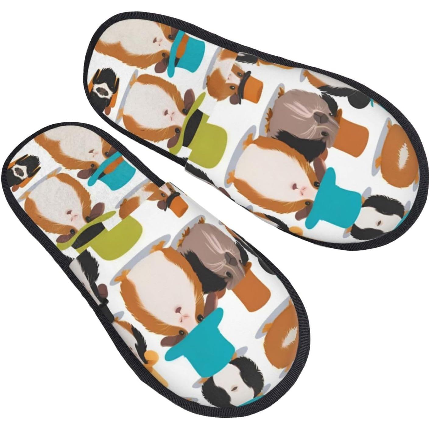 Men Shoes Illustration - Осень-зима, нечеткие тапочки с изображением морской