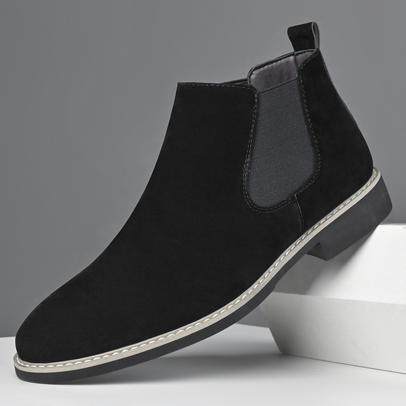 Men Shoes Oxford - Модные мужские ботинки челси, оксфорды, кожаная