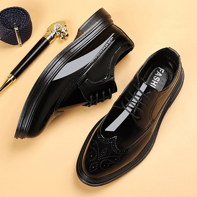 Мужские лакированные туфли-бро – обзор и цена Men Shoes Oxford