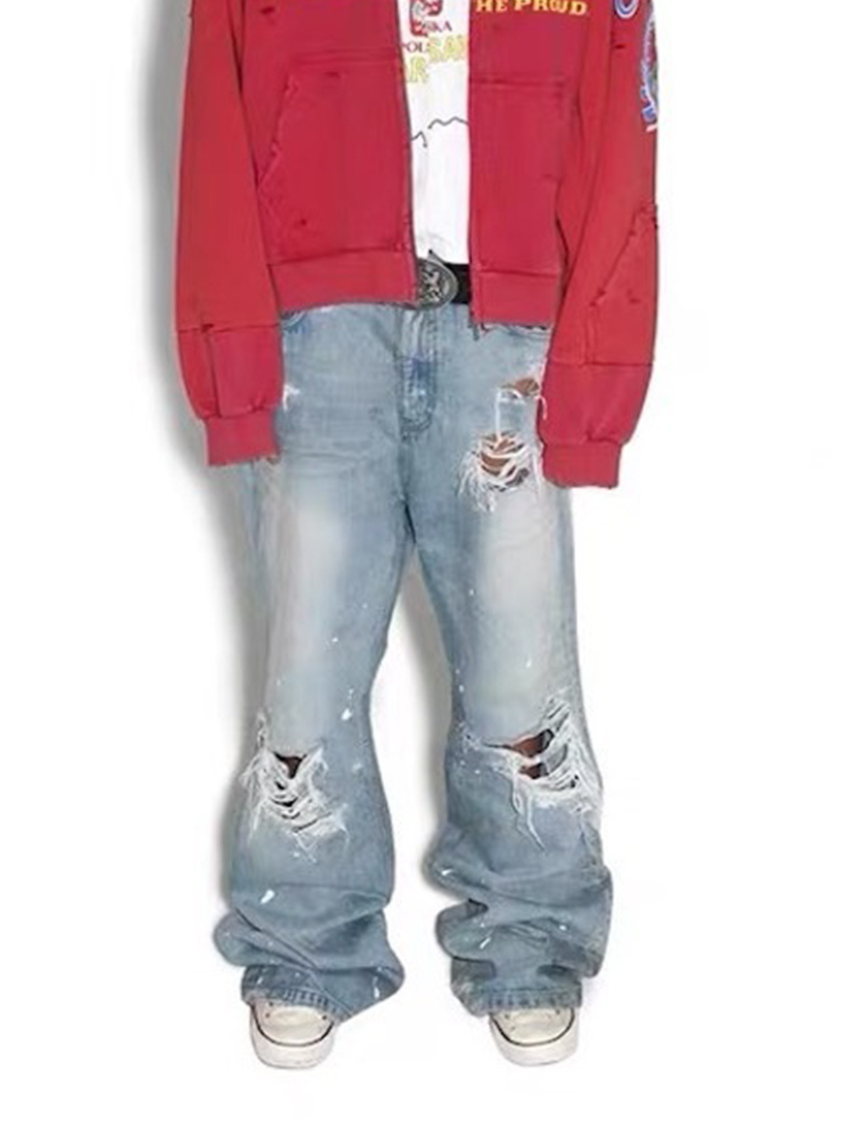 MIJKO Рваные джинсы унисекс, р – обзор и цена Men Shoes Jeans