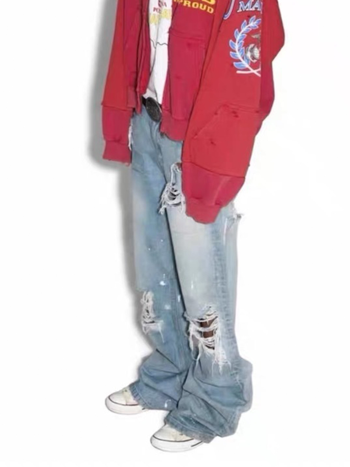 MIJKO Рваные джинсы унисекс, р – обзор и цена Men Shoes Jeans