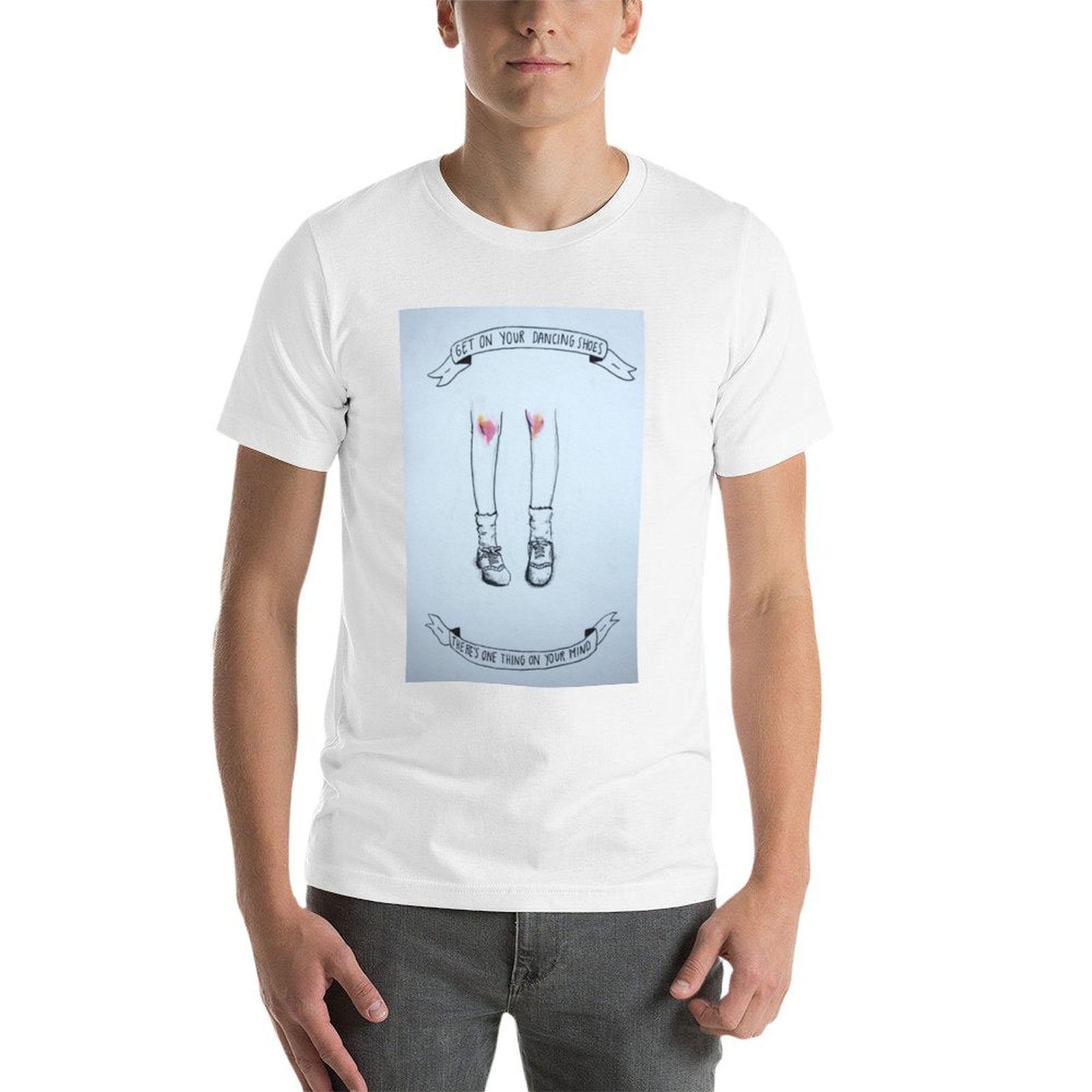 Футболка с иллюстрацией танцую – обзор и цена Men Shoes Illustration