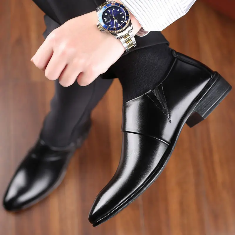 Кожаная повседневная социальна – обзор и цена Men Shoes On Clearance